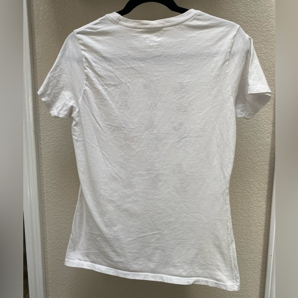 Disney, Minnie Mouse, Women’s, Juniors, T-Shirt, White, Size S - Picture 2 of 3